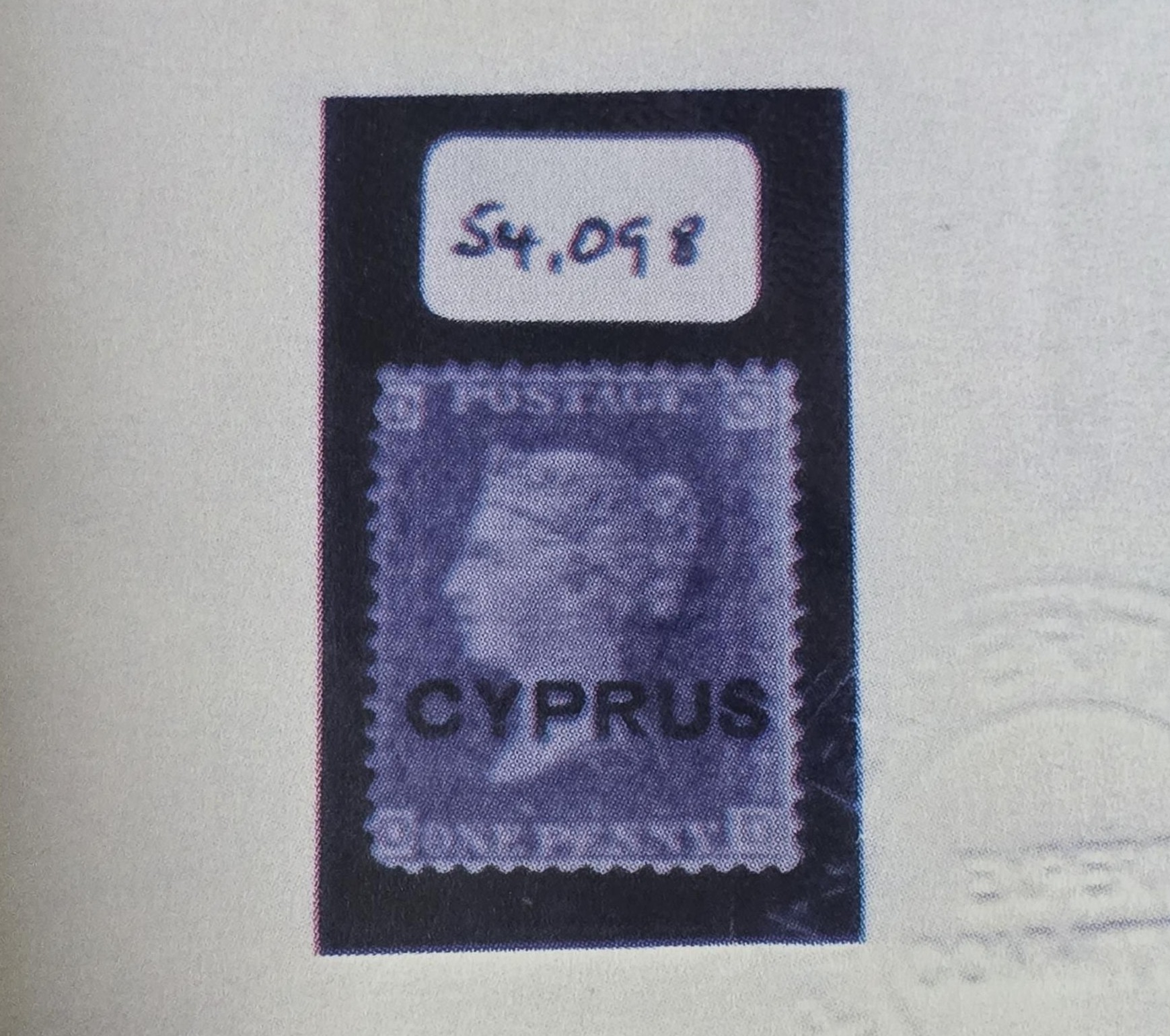 CYPRUS 1880 1d Red